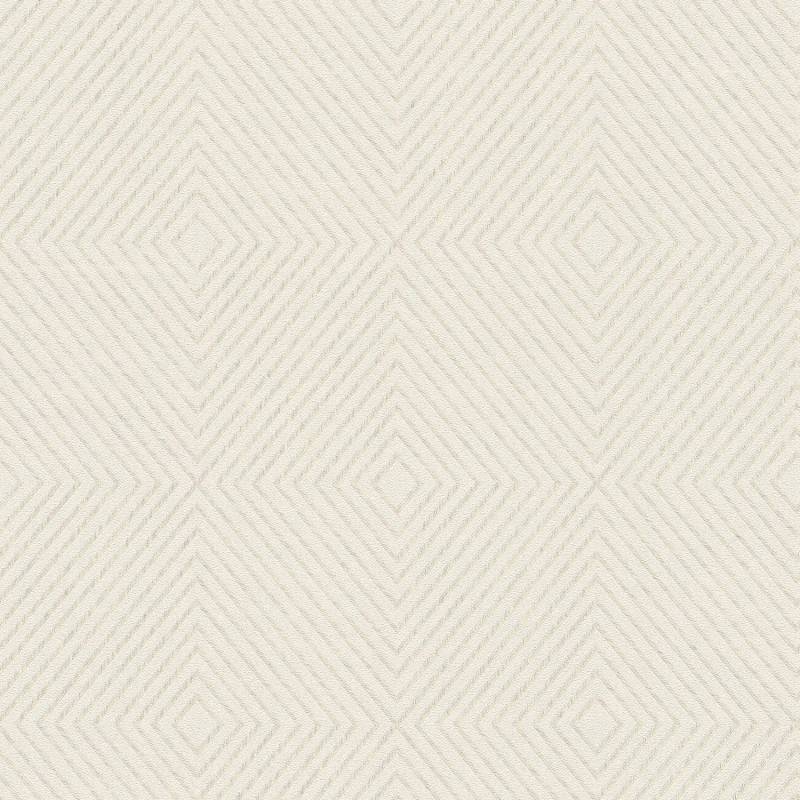 PROFHOME 369263-GU Grafik Tapete Geometrisch Matt Creme Perl- Beige 0,53 m x 10,05 m 5,33 m2 Creme von Profhome