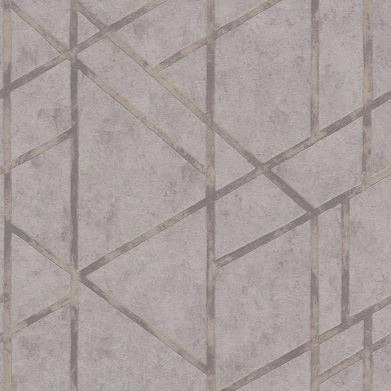PROFHOME 369282-GU Grafik Tapete Geometrisch schimmernd Grau Silber 0,53 m x 10,05 m 5,33 m2 Grau PROFHOME 369282-GU Grafik Tapete Geometrisch schimmernd Grau Silber 0,53 m x 10,05 m 5,33 m2 Grau von Profhome