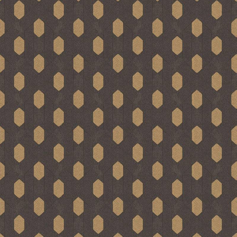 PROFHOME 369735-GU Exklusive Luxus Tapete Design Matt Schwarz Gold Braun 0,53 m x 10,05 m 5,33 m2 Schwarz von Profhome