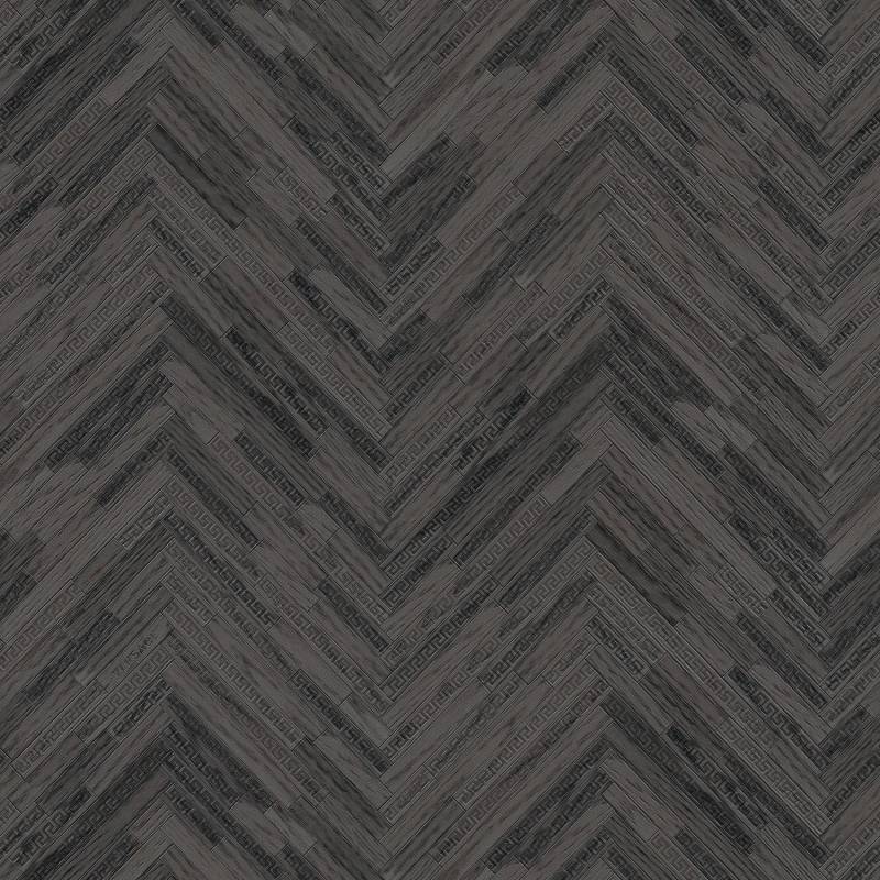 PROFHOME 370514-GU Natur Tapete Holzoptik Matt Grau Schwarz 7,035 m2 0,70 m x 10,05 m 7,035 m2 Grau von Profhome