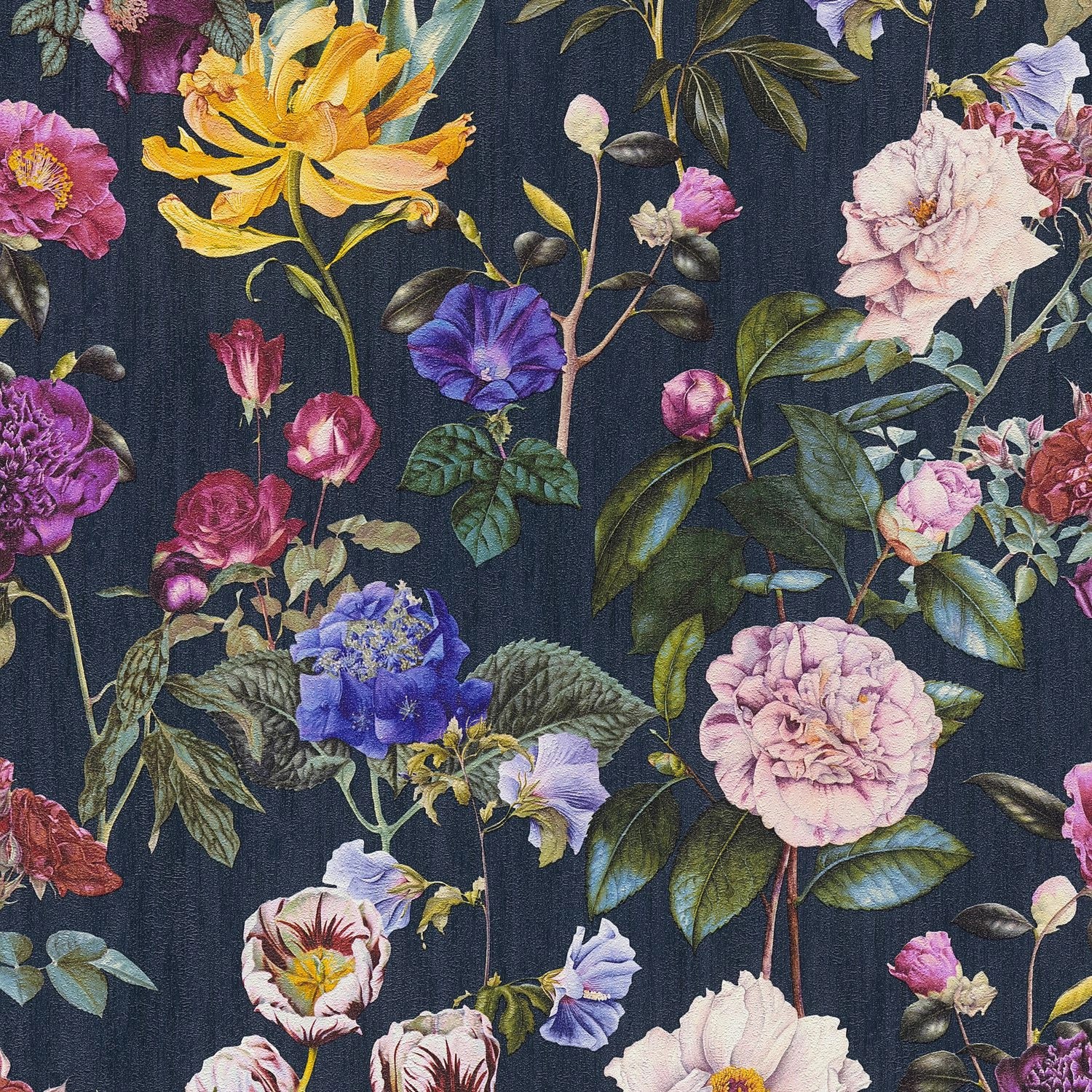 PROFHOME 373364-GU Exklusive Luxus Tapete Blumen Matt Blau Grün Rot 0,53 m x 10,05 m 5,33 m2 Blau PROFHOME 373364-GU Exklusive Luxus Tapete Blumen Matt Blau Grün Rot 0,53 m x 10,05 m 5,33 m2 Blau von Profhome