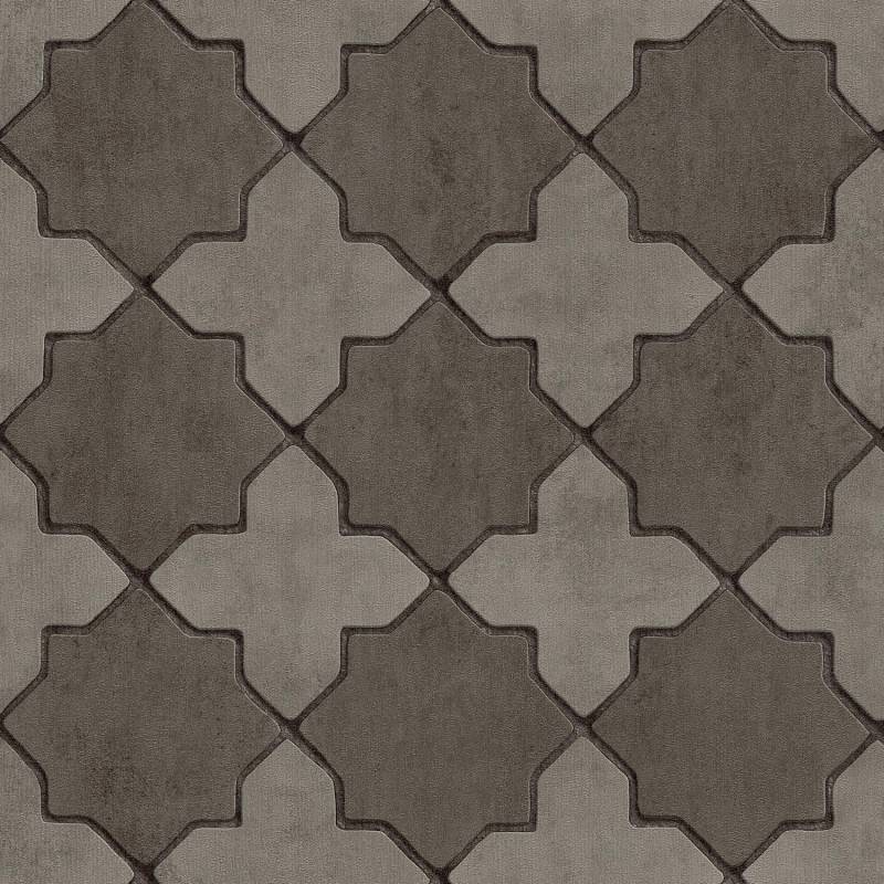 PROFHOME 374213-GU Grafik Tapete Geometrisch Matt Grau Schwarz 0,53 m x 10,05 m 5,33 m2 Grau PROFHOME 374213-GU Grafik Tapete Geometrisch Matt Grau Schwarz 0,53 m x 10,05 m 5,33 m2 Grau von Profhome