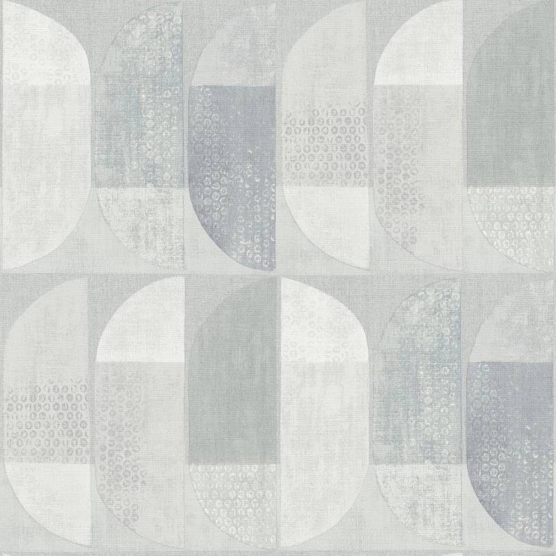 PROFHOME 375315-GU Grafik Tapete Geometrisch Matt Grau 0,53 m x 10,05 m 5,33 m2 Grau von Profhome