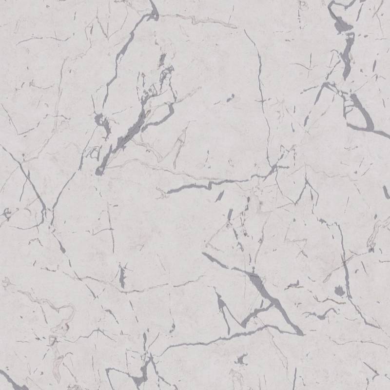 PROFHOME 378556-GU Grafik Tapete Steinoptik glänzend Weiß Grau 0,53 m x 10,05 m 5,33 m2 Weiß von Profhome