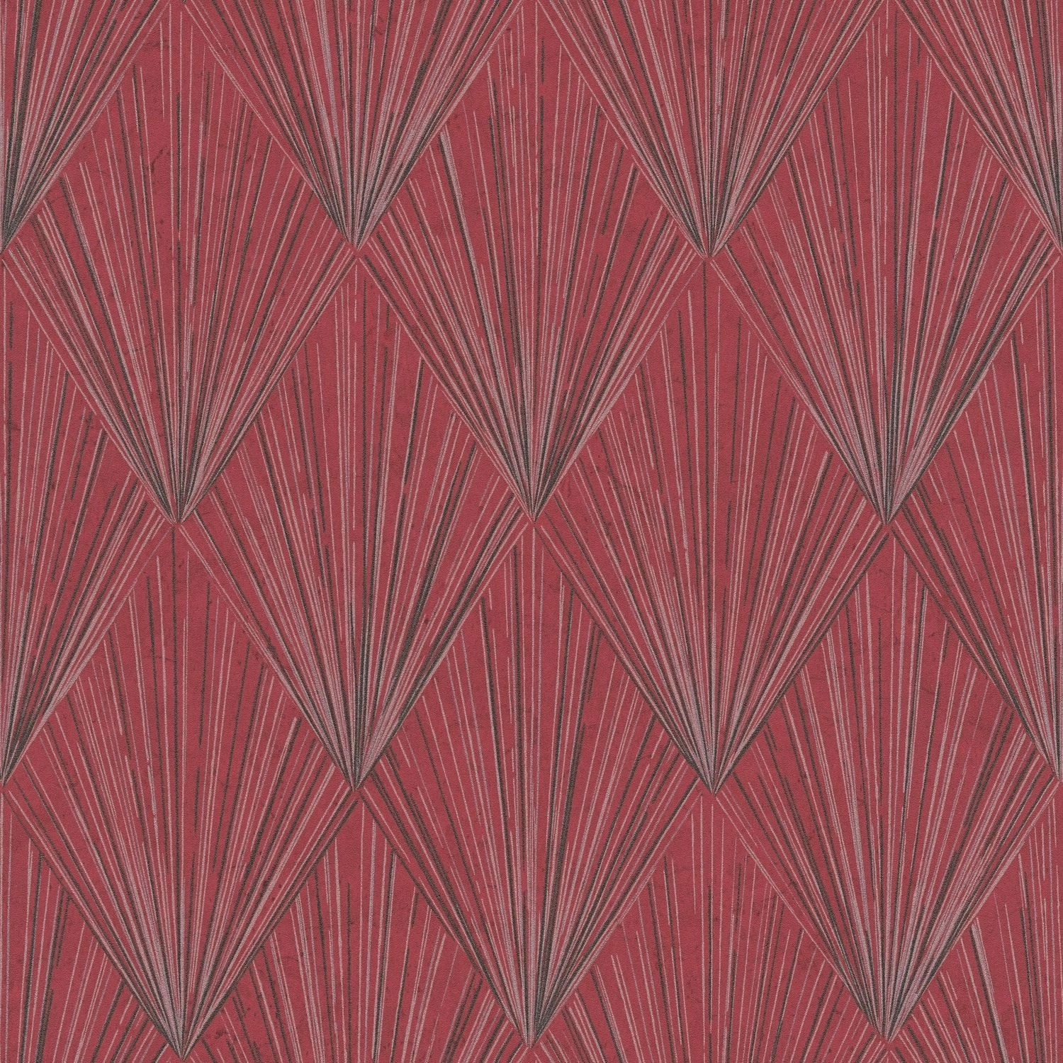 PROFHOME 378642-GU Grafik Tapete Geometrisch Matt Rot Schwarz Grau 0,53 m x 10,05 m 5,33 m2 Rot PROFHOME 378642-GU Grafik Tapete Geometrisch Matt Rot Schwarz Grau 0,53 m x 10,05 m 5,33 m2 Rot von Profhome