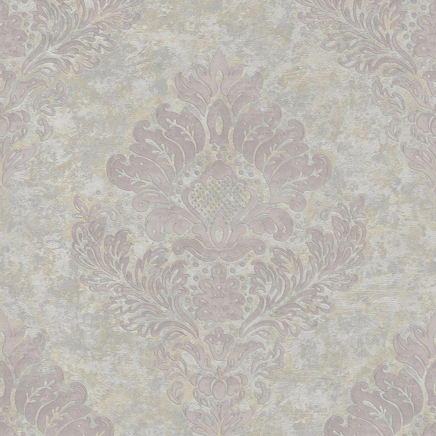 PROFHOME 379014-GU Barock Tapete Ornament Matt Weiß Rosa Grau 0,53 m x 10,05 m 5,33 m2 Weiß PROFHOME 379014-GU Barock Tapete Ornament Matt Weiß Rosa Grau 0,53 m x 10,05 m 5,33 m2 Weiß von Profhome