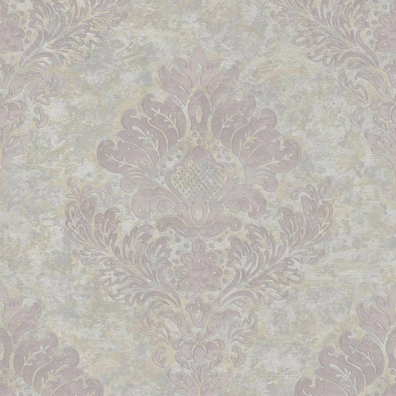 PROFHOME 379014-GU Barock Tapete Ornament Matt Weiß Rosa Grau 0,53 m x 10,05 m 5,33 m2 Weiß PROFHOME 379014-GU Barock Tapete Ornament Matt Weiß Rosa Grau 0,53 m x 10,05 m 5,33 m2 Weiß von Profhome