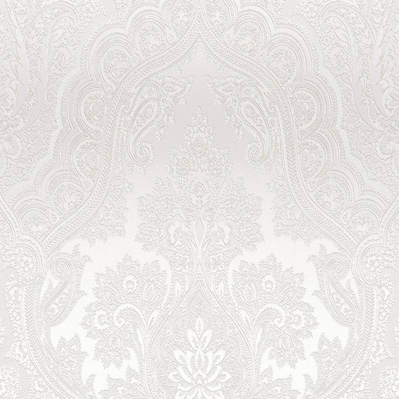 PROFHOME 387084-GU Barock Tapete Paisley glitzernd Grau Perl-hell-Grau 0,53 m x 10,05 m 5,33 m2 Grau PROFHOME 387084-GU Barock Tapete Paisley glitzernd Grau Perl-hell-Grau 0,53 m x 10,05 m 5,33 m2 Grau von Profhome