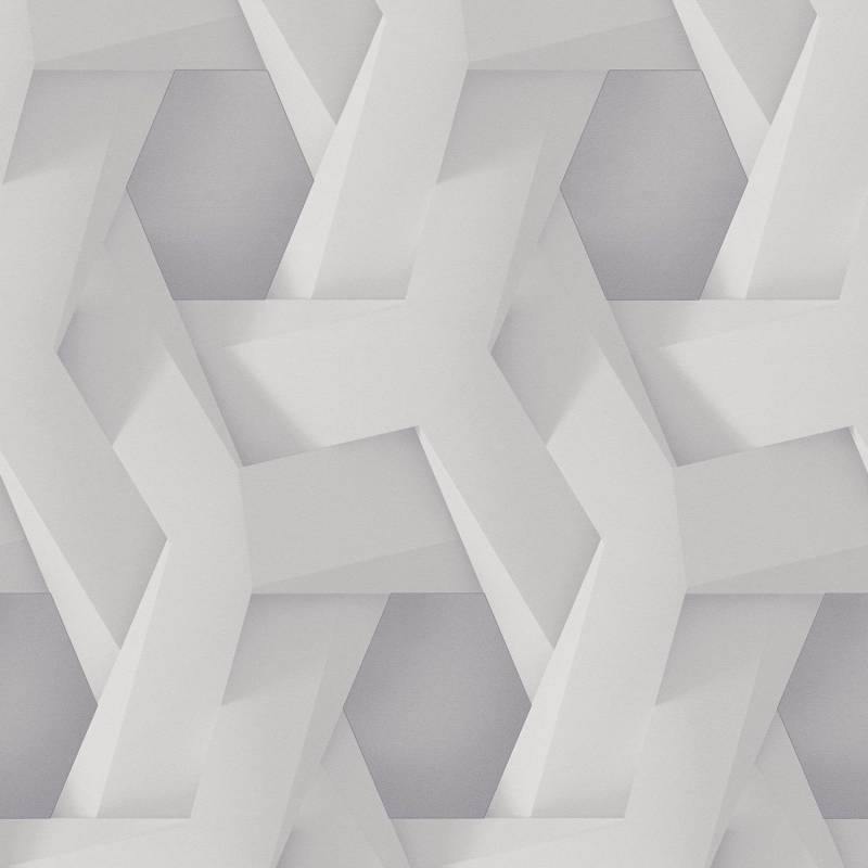 PROFHOME 387211-GU 3D Tapete Grafisch Matt Grau Weiß 0,53 m x 10,05 m 5,33 m2 Grau PROFHOME 387211-GU 3D Tapete Grafisch Matt Grau Weiß 0,53 m x 10,05 m 5,33 m2 Grau von Profhome