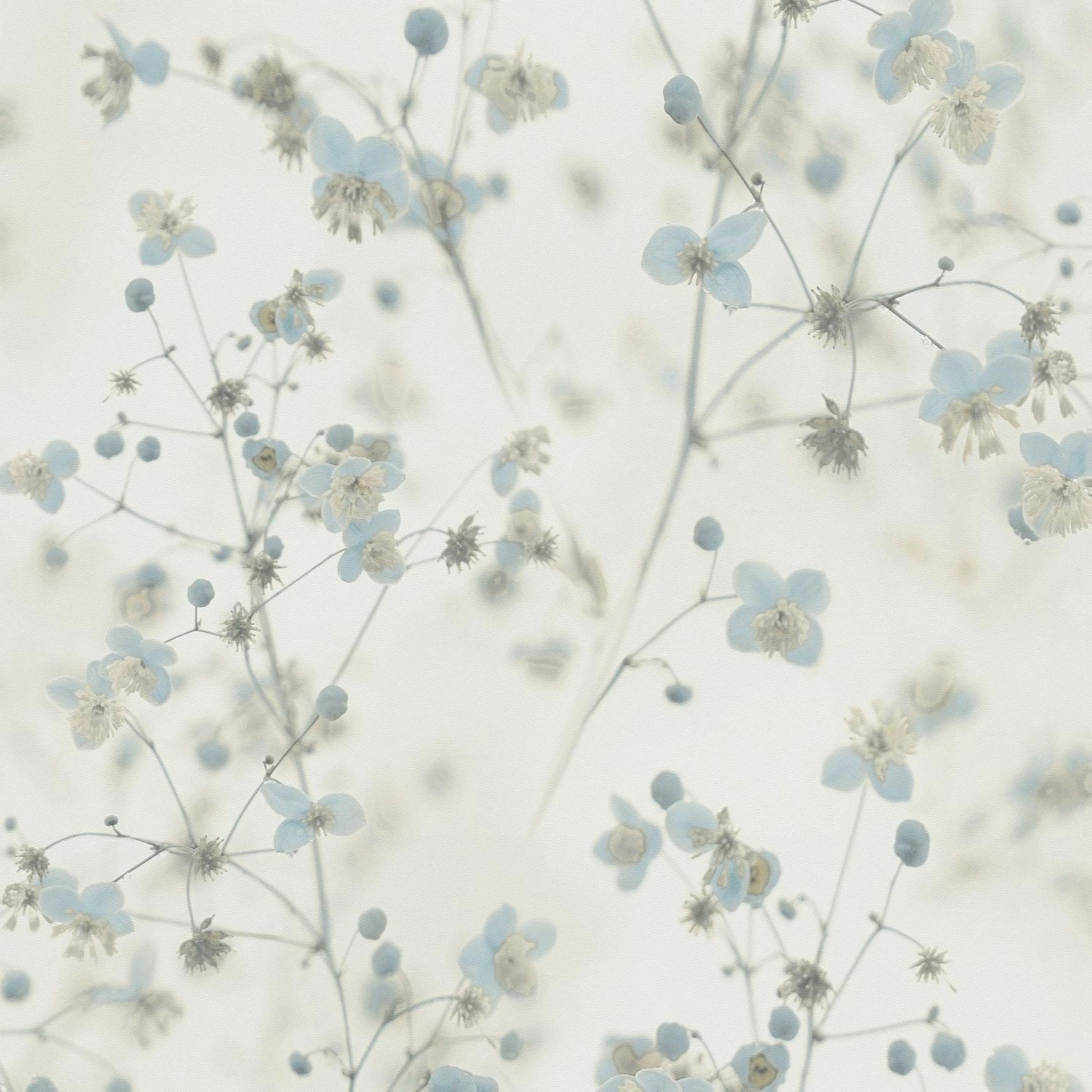 PROFHOME 387262-GU Blumen Tapete Floral Matt Blau hell-Grau Creme-Weiß 0,53 m x 10,05 m 5,33 m2 Blau PROFHOME 387262-GU Blumen Tapete Floral Matt Blau hell-Grau Creme-Weiß 0,53 m x 10,05 m 5,33 m2 Blau von Profhome