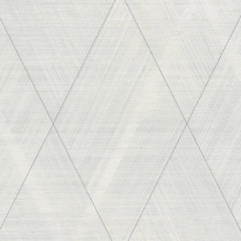 PROFHOME 388243-GU 3D Tapete Chevron Muster schimmernd Grau Silber Weiß 0,53 m x 10,05 m 5,33 m2 Grau von Profhome