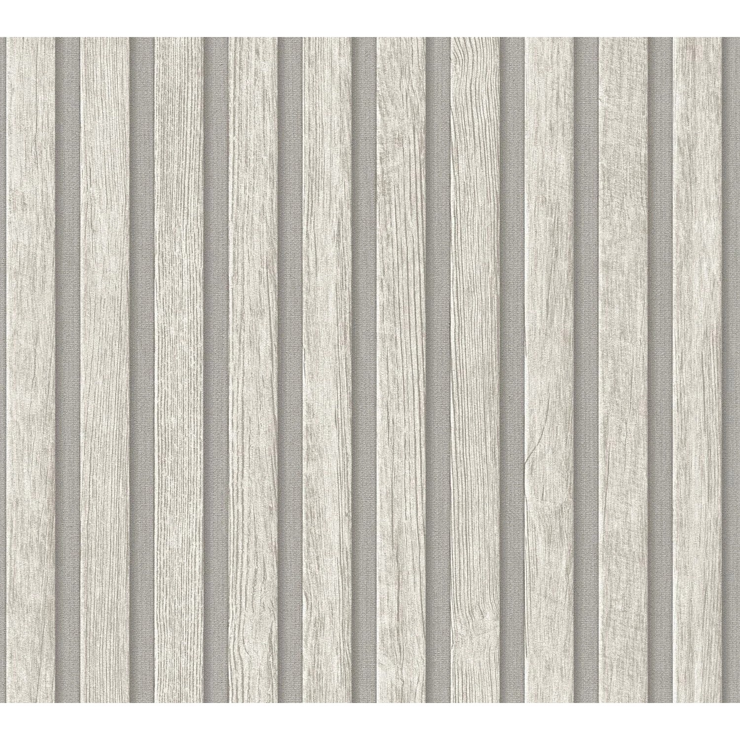 PROFHOME 391095-GU Holz Tapete Streifen Matt Grau hell-Grau 0,53 m x 10,05 m 5,33 m2 Grau PROFHOME 391095-GU Holz Tapete Streifen Matt Grau hell-Grau 0,53 m x 10,05 m 5,33 m2 Grau von Profhome