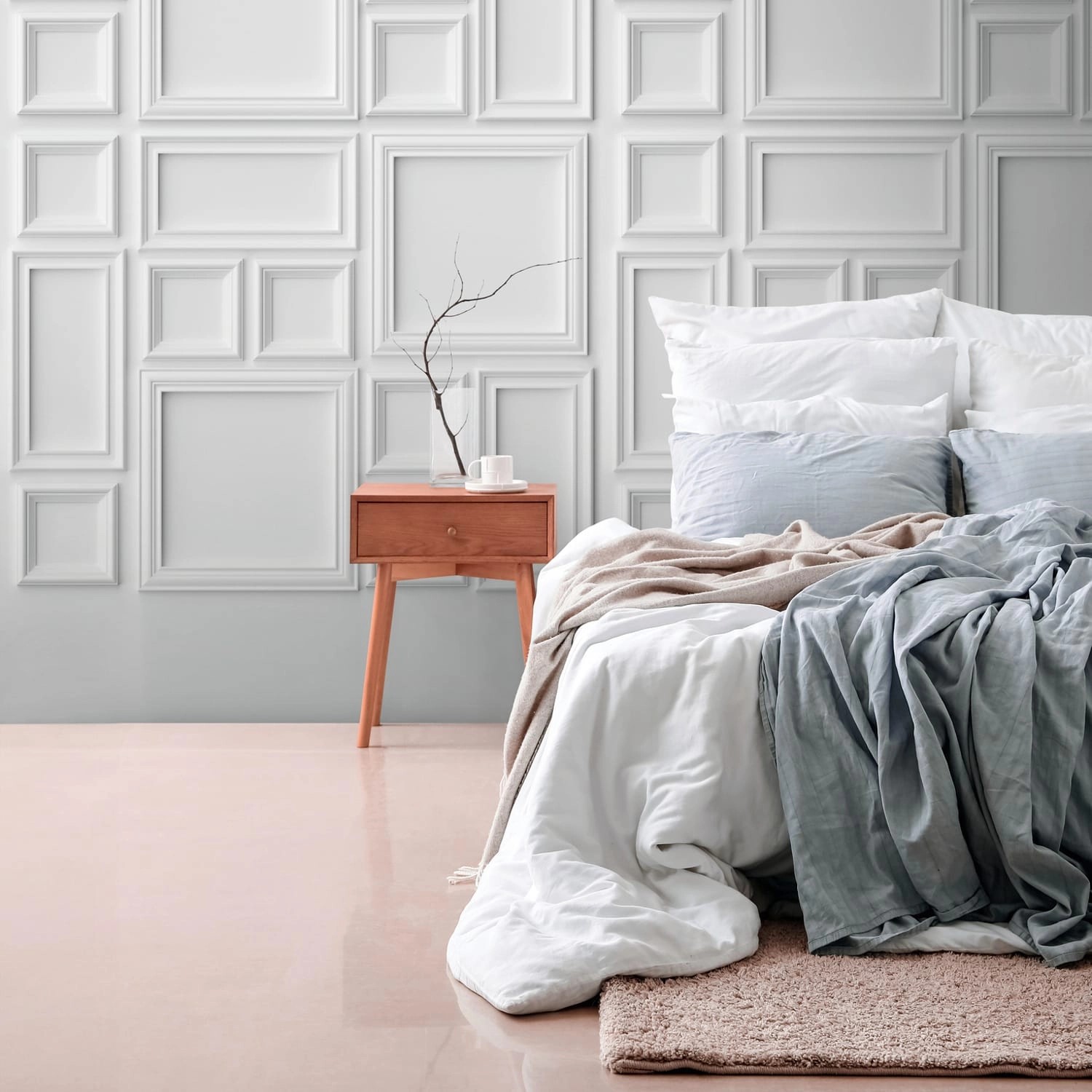 PROFHOME 398211-GU Fototapete 3D Matt Weiß Grau 1,59 m x 2,8 m 0,53 m x 8,80 m 4,45 m2 Weiß PROFHOME 398211-GU Fototapete 3D Matt Weiß Grau 1,59 m x 2,8 m 0,53 m x 8,80 m 4,45 m2 Weiß von Profhome