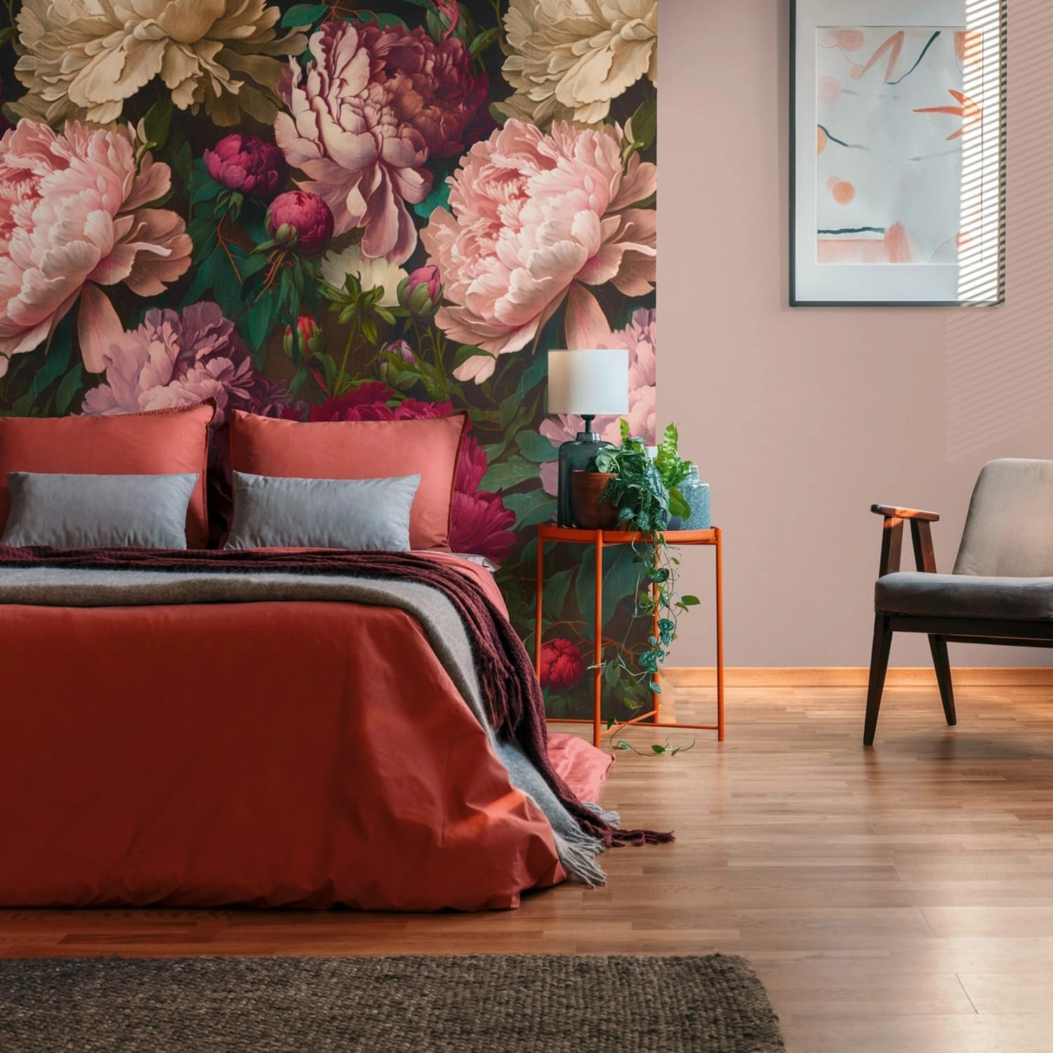 PROFHOME 398621-GU Fototapete Blumen Rosa Rot Pink Grün-Braun 1,59 m x 2,8 m 0,53 m x 8,80 m 4,45 m2 Rosa PROFHOME 398621-GU Fototapete Blumen Rosa Rot Pink Grün-Braun 1,59 m x 2,8 m 0,53 m x 8,80 m 4,45 m2 Rosa von Profhome