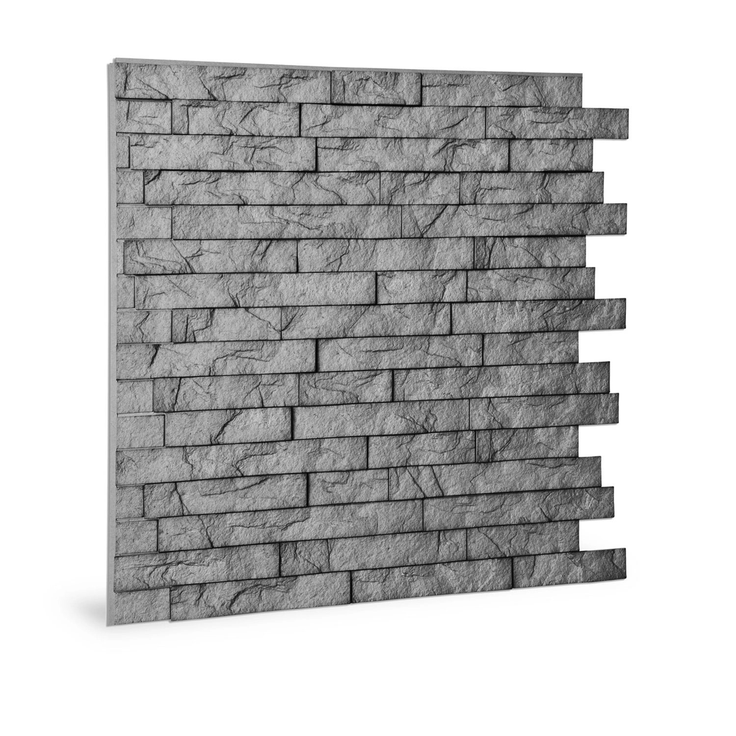 PROFHOME 3D 704500 Ledge Stone Portland Cement Dekorpaneel Stein Optik Grau 2 m2 610 x 600 x 0,8 mm 1 Karton 6 Paneele 2 m2 Grau PROFHOME 3D 704500 Ledge Stone Portland Cement Dekorpaneel Stein Optik Grau 2 m2 610 x 600 x 0,8 mm 1 Karton 6 Paneele 2 m2 Grau von Profhome
