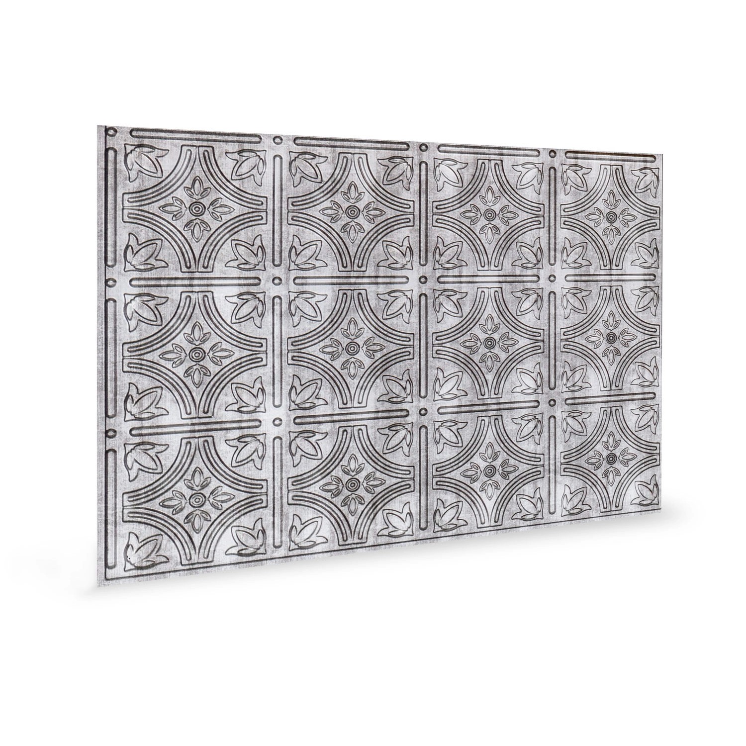 PROFHOME 3D 705216 Empire Crosshatch Silver Dekorpaneel Vintage Silber 1,7 m2 470 x 610 x 0,5 mm 1 Karton 6 Paneele 1,7 m2 Silber PROFHOME 3D 705216 Empire Crosshatch Silver Dekorpaneel Vintage Silber 1,7 m2 470 x 610 x 0,5 mm 1 Karton 6 Paneele 1,7 m2 Silber von Profhome
