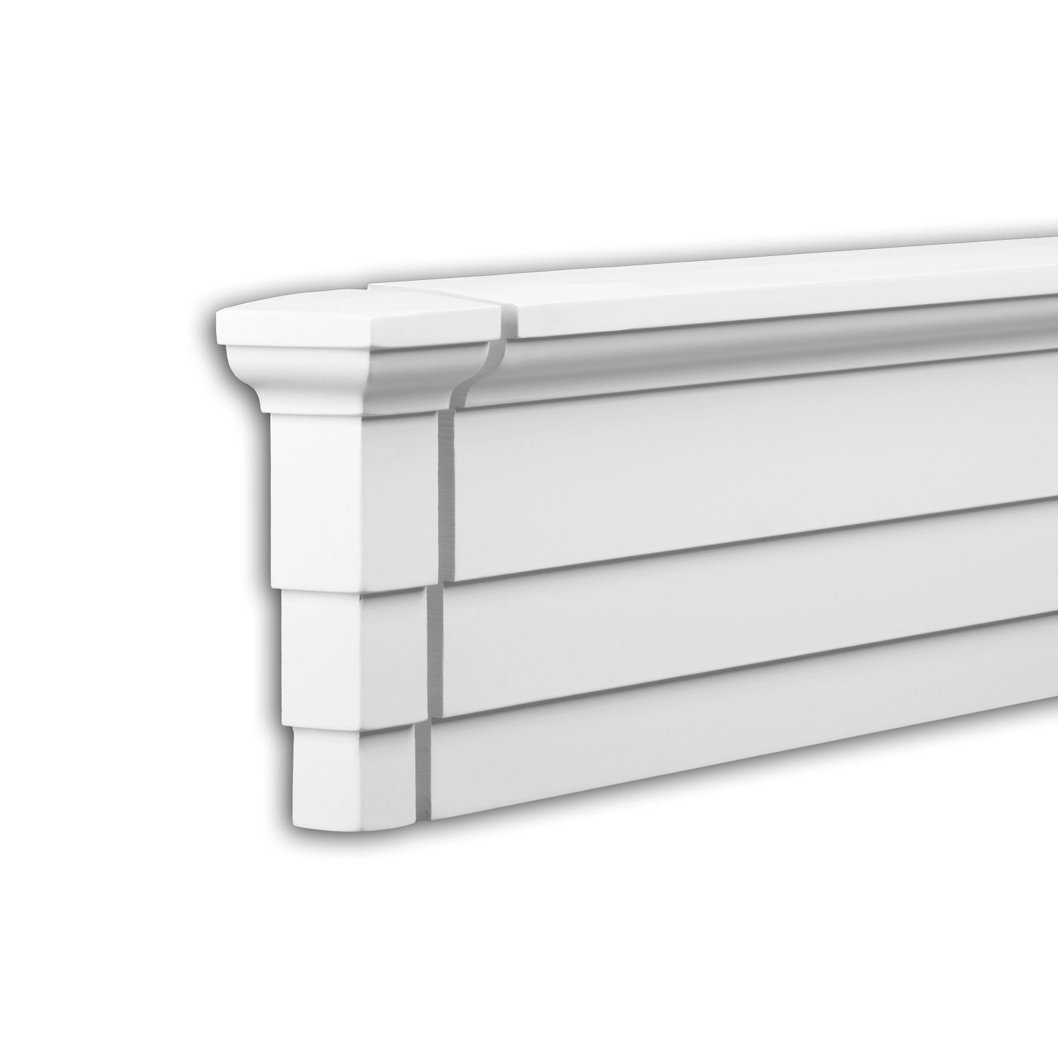 PROFHOME 404231 Stirnelement Außenstuck Zierelement Fassaden Element 7 cm x 7 cm x 18,9 cm Weiß PROFHOME 404231 Stirnelement Außenstuck Zierelement Fassaden Element 7 cm x 7 cm x 18,9 cm Weiß von Profhome