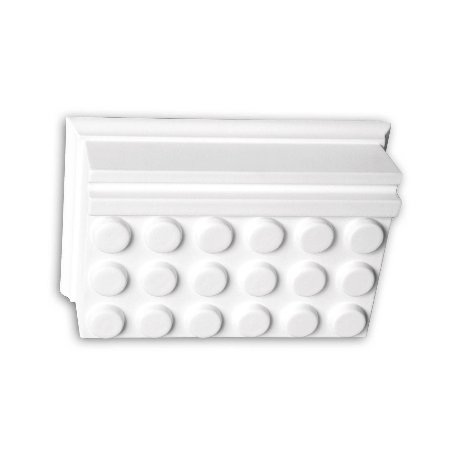 PROFHOME 435102 Mutulus Außenstuck Zierelement Fassaden Element 13,2 cm x 4,1 cm x 8,5 cm Weiß PROFHOME 435102 Mutulus Außenstuck Zierelement Fassaden Element 13,2 cm x 4,1 cm x 8,5 cm Weiß von Profhome