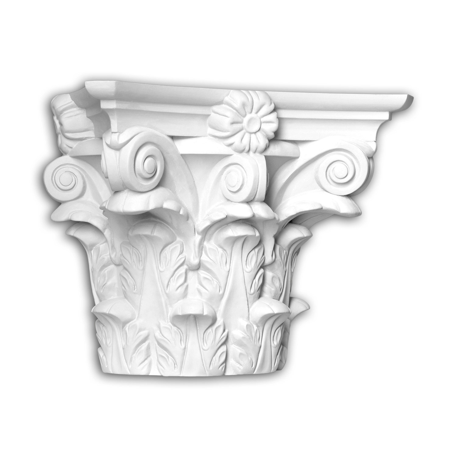 PROFHOME 445301 Halbsäulen Kapitell Fassadenstuck Säule Fassaden Element 26,5 cm x 13,2 cm x 20,8 cm Weiß PROFHOME 445301 Halbsäulen Kapitell Fassadenstuck Säule Fassaden Element 26,5 cm x 13,2 cm x 20,8 cm Weiß von Profhome