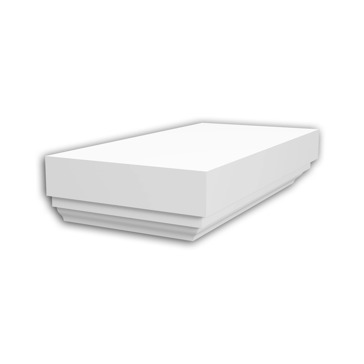PROFHOME 473211 Halbbalustrade Pfostenabdeckung Außenstuck Balustrade-Dekoration, 22 cm x 11 cm x 5 cm Weiß PROFHOME 473211 Halbbalustrade Pfostenabdeckung Außenstuck Balustrade-Dekoration, 22 cm x 11 cm x 5 cm Weiß von Profhome