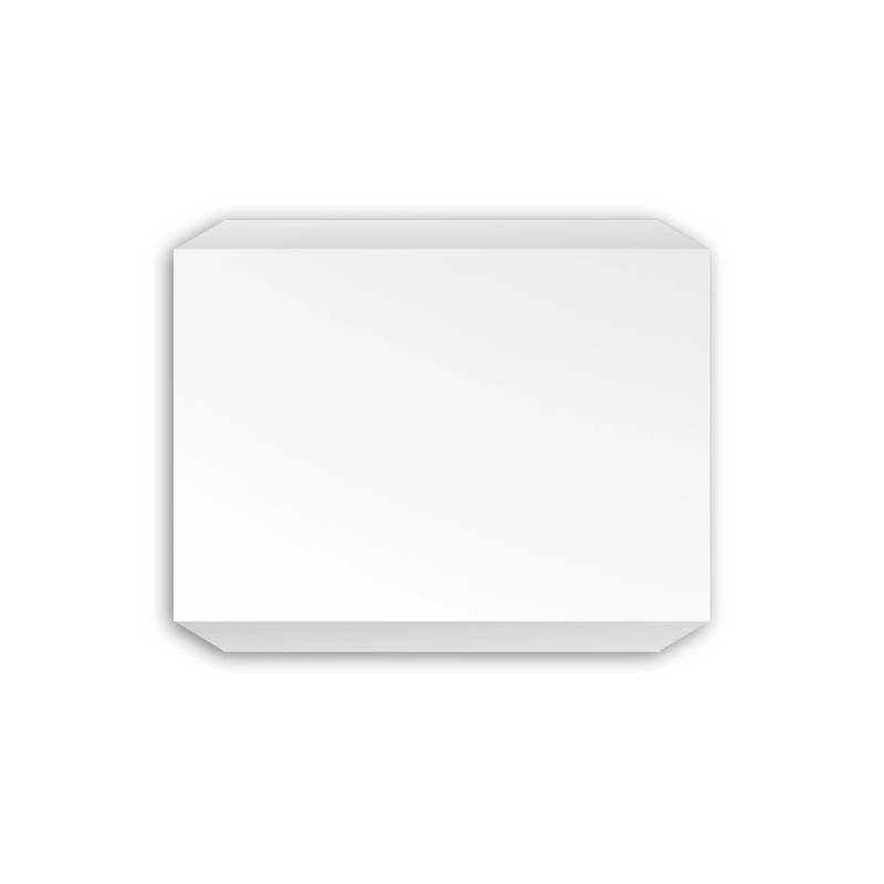 PROFHOME 486005 Bosse Fassaden Element Zierelement Außenstuck, 36 cm x 4,2 cm x 29 cm Weiß von Profhome