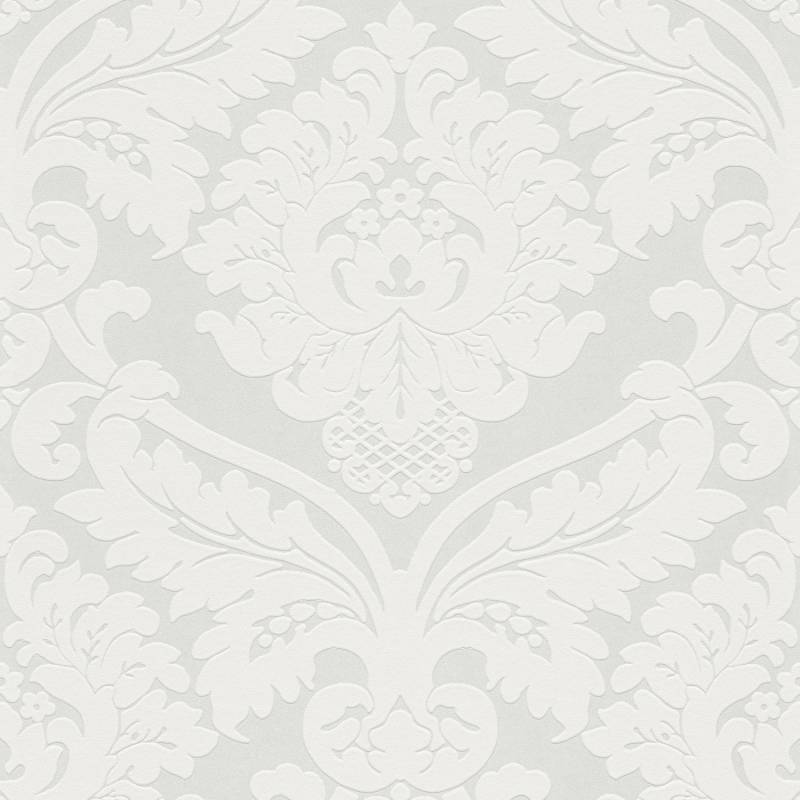 PROFHOME 554338-GU Barock Tapete Ornament Schimmernd Weiß Perl-Weiß 0,53 m x 10,05 m 5,33 m2 Weiß PROFHOME 554338-GU Barock Tapete Ornament Schimmernd Weiß Perl-Weiß 0,53 m x 10,05 m 5,33 m2 Weiß von Profhome