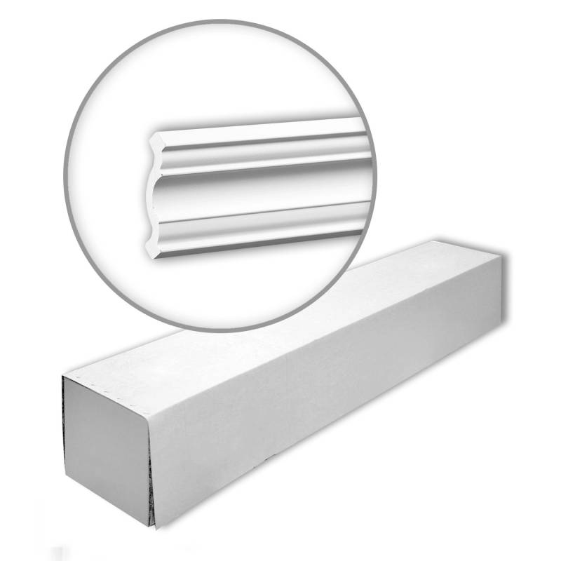 PROFHOME 650115 Eckleisten 1 Karton Set mit 12 Zierleisten 24 m Weiß PROFHOME 650115 Eckleisten 1 Karton Set mit 12 Zierleisten 24 m Weiß von Profhome