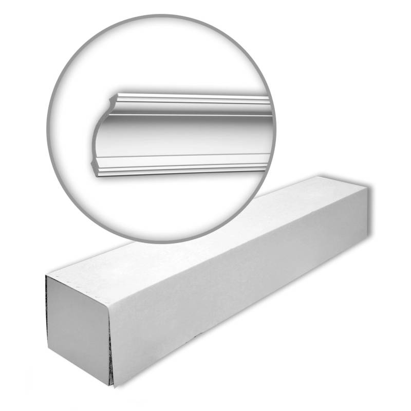 PROFHOME 650248-Box Eckleisten 1 Karton Set mit 8 Deckenleisten Weiß PROFHOME 650248-Box Eckleisten 1 Karton Set mit 8 Deckenleisten Weiß von Profhome