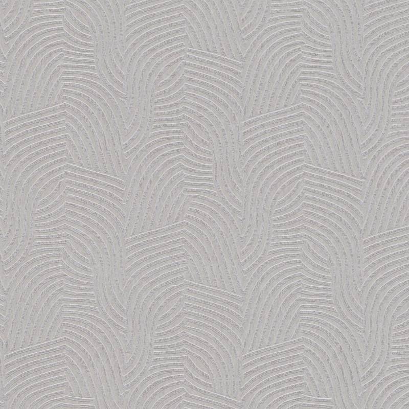 PROFHOME 781531-GU Grafik Tapete Gestreiftes Muster Grau Silber-Grau 0,53 m x 10,05 m 5,33 m2 Grau von Profhome