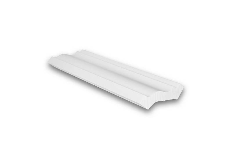 Profhome Deckenleiste 1 MUSTERSTÜCK S-150130 10 cm MUSTER der Eckleiste Zierleiste, Polyurethan Hartschaum, 1-St., 1 MUSTERSTÜCK Eckleiste Stuckleiste ca. 10 cm lang von Profhome