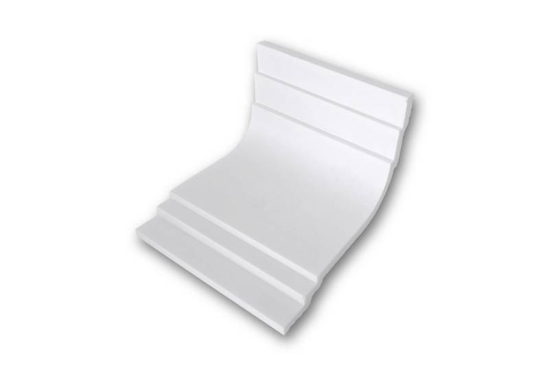 Profhome Sockelleiste 1 MUSTERSTÜCK S-650244 10 cm MUSTER Eckleiste Deckenleiste, L: 10 cm, H: 11 cm, 1 MUSTERSTÜCK 10 cm MUSTER Eckleiste Deckenleiste von Profhome