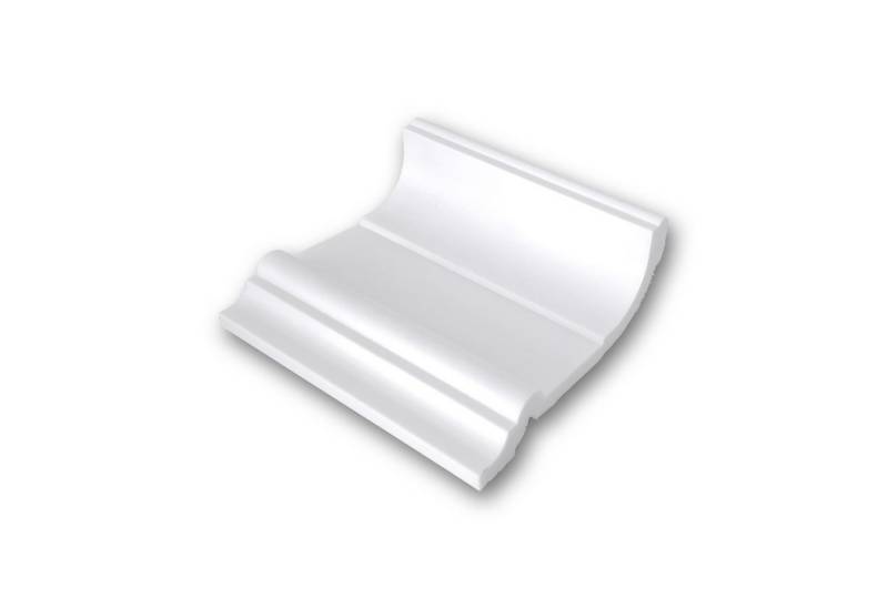 Profhome Sockelleiste 1 MUSTERSTÜCK S-650247 10 cm MUSTER Eckleiste Deckenleiste, L: 10 cm, H: 9.1 cm, 1 MUSTERSTÜCK 10 cm MUSTER Eckleiste Deckenleiste von Profhome