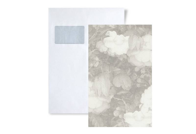 Profhome Vliestapete 1 MUSTERSTÜCK S-369214-GU DIN A4 MUSTER der Tapete, (1 Musterblatt, ca. A5-A4), hellgrau von Profhome