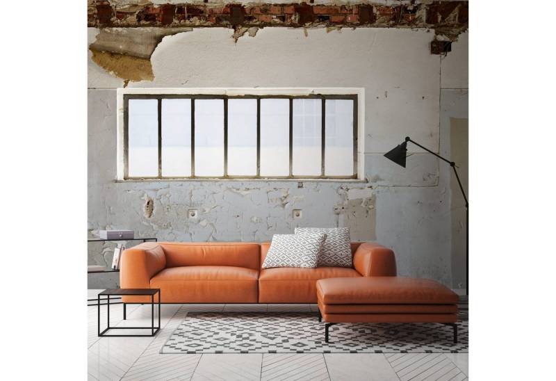 Profhome Vliestapete 392241-GU Fototapete 3D matt beige grau weiß 3,71 m x 2,8 m, glatt, matt, (1 Rolle, 10.39 qm), heißgeprägte Vliestapete in beige von Profhome