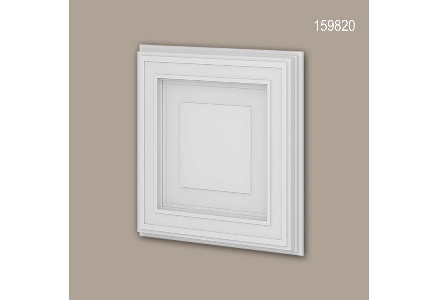 Profhome Deckenplatten 159820 3D Wandpaneel Wandvertäfelung Deckenplatte 0,25 m2, BxL: 42x500 cm, 0 qm, weiß von Profhome