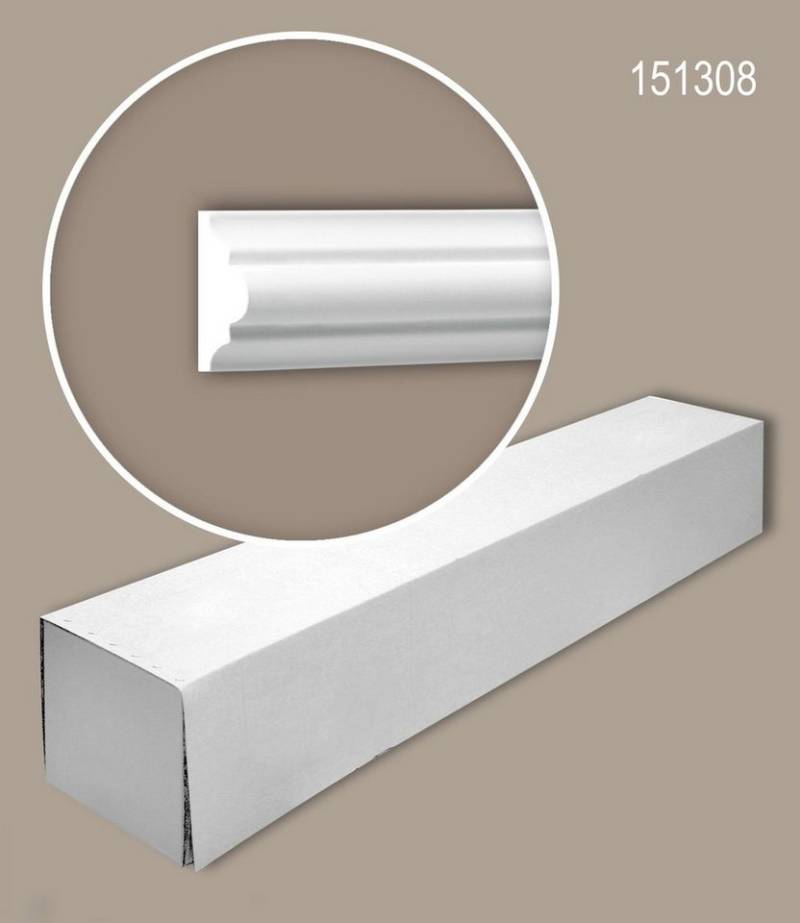 Profhome Zierleiste 151308 Wand- und Friesleisten 1 Karton SET mit 24 Zierleisten 48 m, kleben, Polyurethan Hartschaum, 24-St., 1 Karton SET mit 24 Leisten Wandleisten Stuckleisten 48 m von Profhome