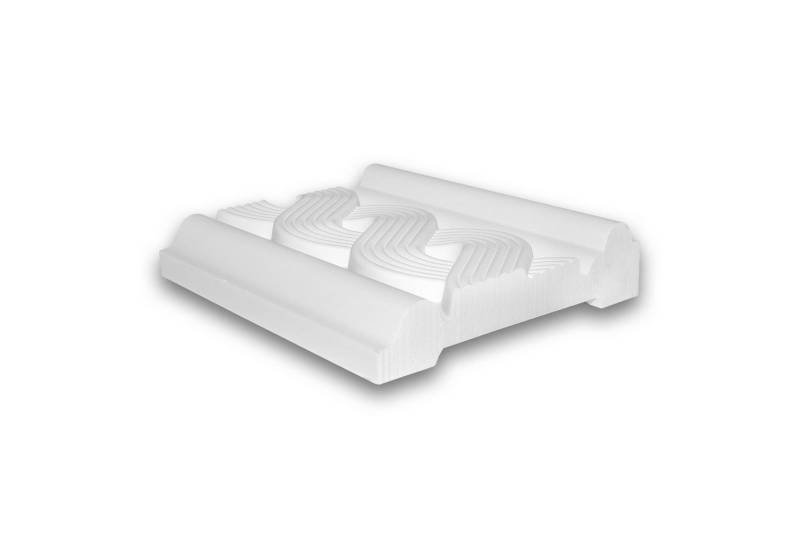 Profhome Zierleiste 1 MUSTERSTÜCK S-151319 10 cm MUSTER der Wandleiste Zierleiste, Polyurethan Hartschaum, 1-St., 1 MUSTERSTÜCK Wandleiste Stuckleiste ca. 10 cm lang von Profhome