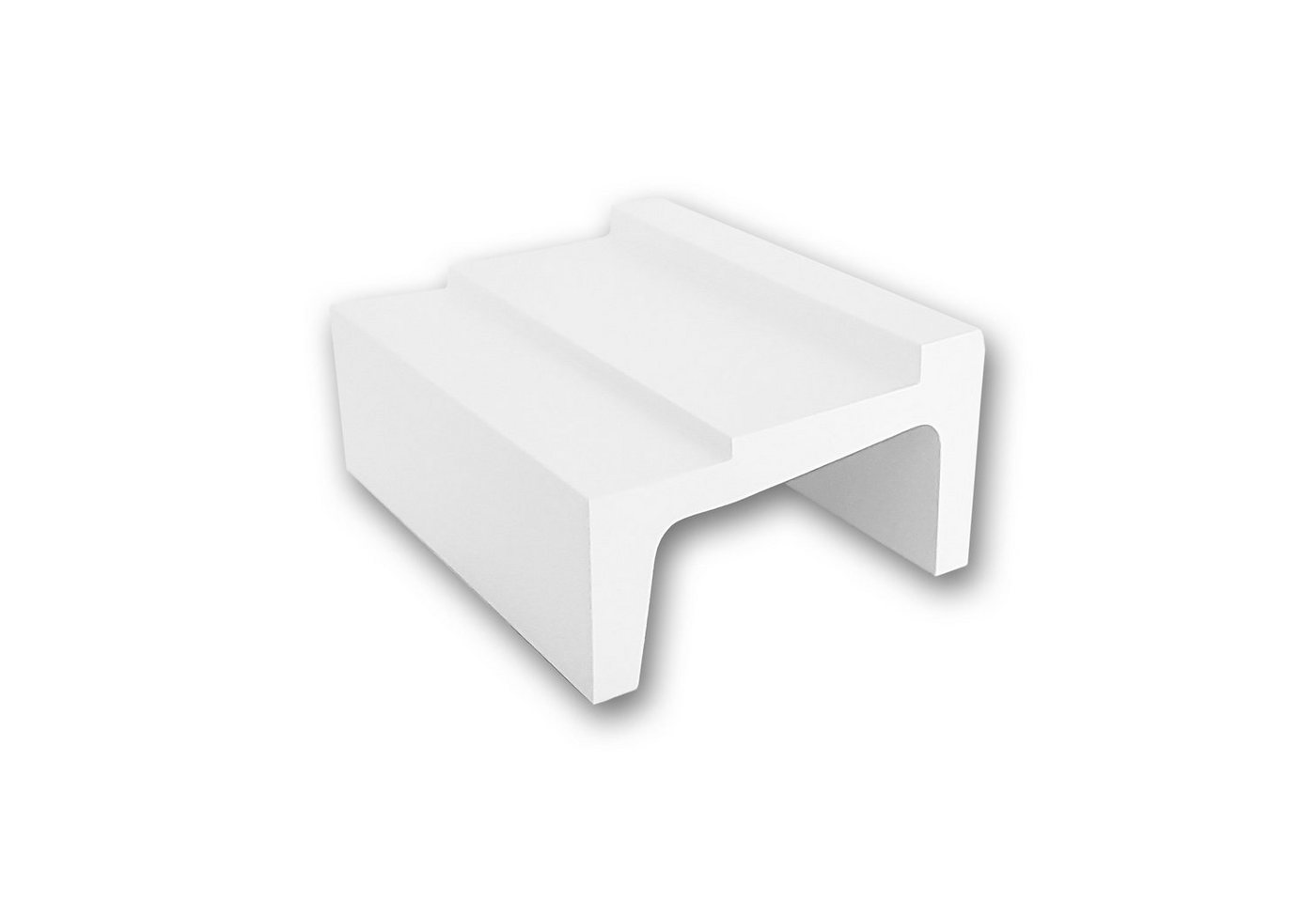 Profhome Zierleiste 1 MUSTERSTÜCK S-404102 20 cm MUSTER des Architraves Fassadenprofil, Polyurethan Hartschaum, 1-St., 1 MUSTERSTÜCK Fassadenleiste Architrav Stuckleiste ca. 20 cm lang von Profhome