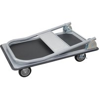 ProBauTec Plattformwagen, Tragkraft 150 kg, Farbe: anthrazit-grau- von Profi-Bau-Technik