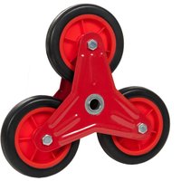 ProBauTec Sternrad 1 x 3, für Sackkarre "Treppensteiger" von Profi-Bau-Technik