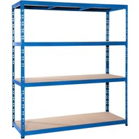 ProBauTec Weitspannregal 350 kg 1800 x 1600 x 600 mm von Profi-Bau-Technik