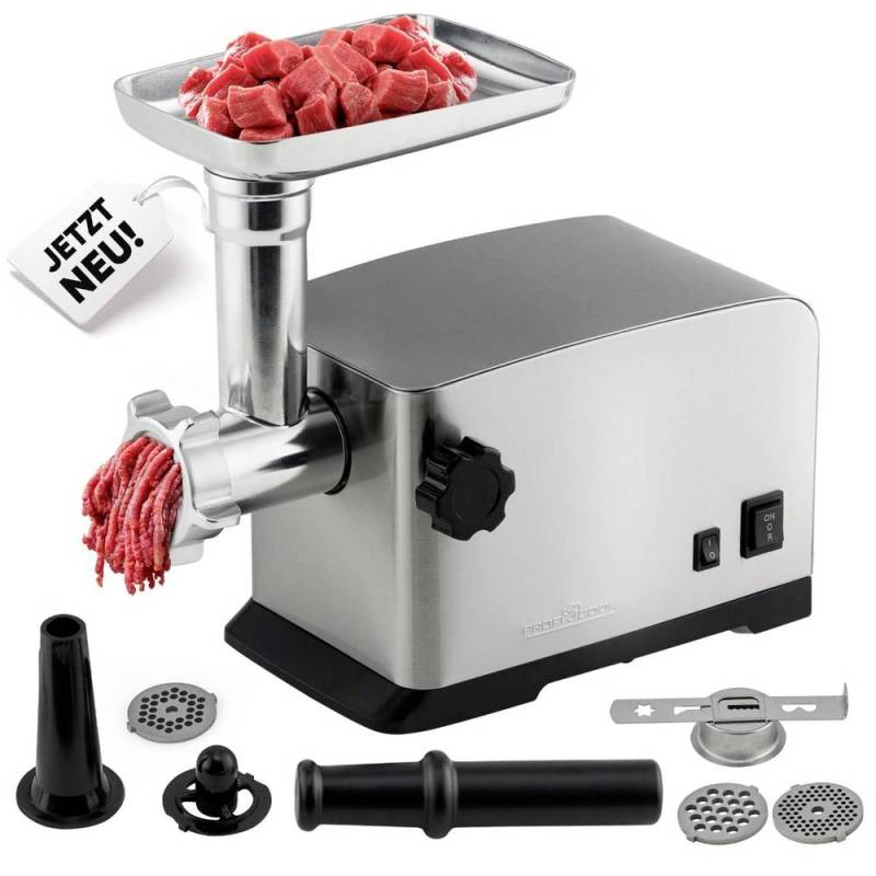 Profi Cook Fleischwolf Wolfgerät 1200 W Silber Ice Colour Kompaktgerät 330mm B-Ware von Profi Cook