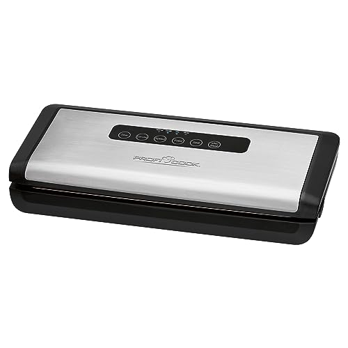 ProfiCook® Vakuumierer | Vakuumiergerät inkl. 18 Beutel | Sous Vide und Vakuum-Garen | stabile Schweißnaht | Folienschweißgerät m. 12 l/Min Saugleistung | Lebensmittel 8x länger Frisch | PC-VK 1146 von Profi Cook