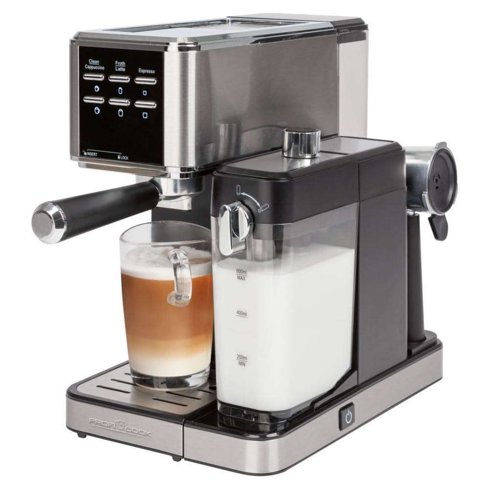 Profi Cook Pc Es Ka 1266 Espressomaschine Mit Automatischem Milchaufschäumer B-Ware Profi Cook Pc Es Ka 1266 Espressomaschine Mit Automatischem Milchaufschäumer B-Ware von Profi Cook