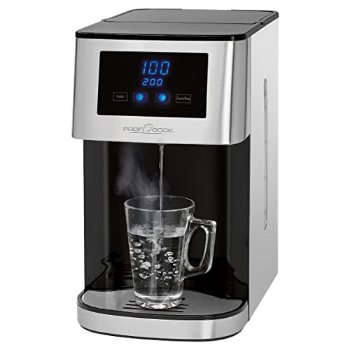 ProfiCook® Heißwasserspender | heißes Wasser in 3 Sekunden | Wasserkocher | kochendes Wasser auf Knopfdruck | Edelstahlgehäuse | LED-Display mit Sensor Touch-Bedienung | 2600 Watt | PC-HWS 1145 von Profi Cook