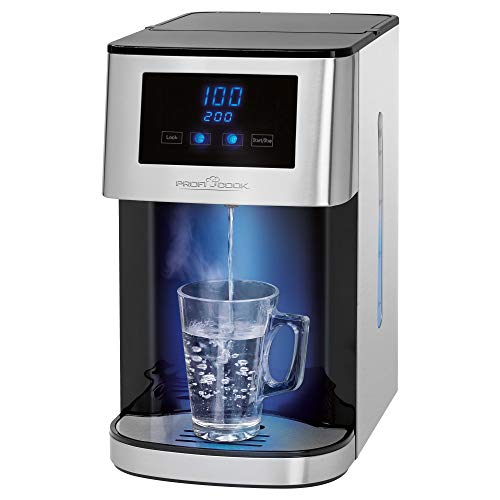 ProfiCook® Heißwasserspender | heißes Wasser in 3 Sekunden | Wasserkocher | kochendes Wasser auf Knopfdruck | Edelstahlgehäuse | LED-Display mit Sensor Touch-Bedienung | 2600 Watt | PC-HWS 1145 von Profi Cook
