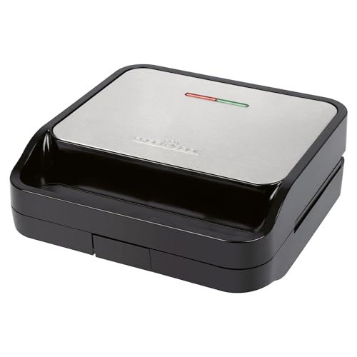 ProfiCook® Sandwichmaker | muschelförmige Sandwiches mit extra viel Füllung | antihaftbeschichtet | XXL-Toastscheiben | 750 Watt Toaster Sandwichtoaster | Backampel | Sandwich Maker | PC ST 1297 von Profi Cook