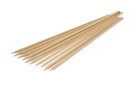 Steckerlfischleisten Holzsteckerl für Steckerlfisch Spieße (50) von Profi-Grill