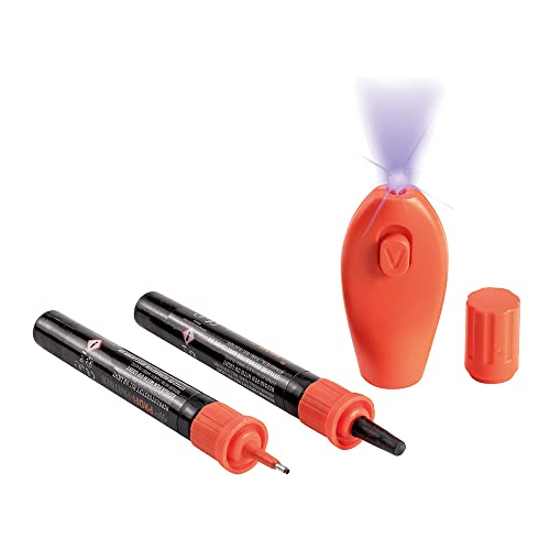 PROFI-PARTNER Reparaturstift mit UV-Licht – Lichtkleber, UV-Gel, Kunststoffschweißen mit UV-Licht, klebt in 5 Sekunden, Einfache Anwendung, Reparaturset, Superkleber für Alles, Sicher, Stark, 2er-Set von Profi-Partner