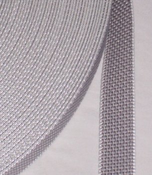 Profi Produkte Vertrieb Stabiler Rollladen 23 mm Breite / 450 kg hohe Zugfestigkeit / hoch abrieb- / UV- / schmutzabweisend / Kantenschutz aus Nylon grau 50 m Rolle von Profi Produkte Vertrieb